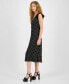 Women's Rea Dot-Print Flutter-Sleeve Midi Dress