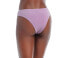 Baobab Womens Maple Shimmer Bikini Bottom Swimwear Purple Size Small