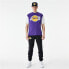 Футболка с коротким рукавом мужская New Era NBA Colour Insert LA Lakers Фиолетовый