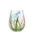 LOLITA Dragonfly Stemless Wine Glass