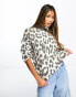 In The Style exclusive knitted jumper in leopard print