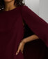 Women's Georgette Cape Dress