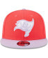 Men's Red, Lavender Tampa Bay Buccaneers Two-Tone Color Pack 9FIFTY Snapback Hat