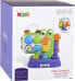 LeanToys Dinozaur Panel Edukacyjny Whac-A-Mole Sorter Gra Dla Dzieci Fioletowy