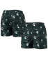 Men's Green Michigan State Spartans Island Palm Swim Trunks