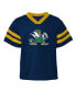 Preschool Boys and Girls Navy Notre Dame Fighting Irish Two-Piece Red Zone Jersey and Pants Set