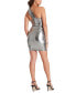 Women's Veronica Metallic One-Shoulder Keyhole Dress