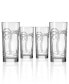 Palm Tree Cooler Highball 15Oz - Set Of 4 Glasses