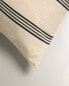 Striped cotton cushion cover x tensira