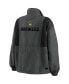 Women's Charcoal Milwaukee Brewers Packable Half-Zip Jacket