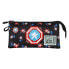 DISNEY Captain America Captain Pixel-Triple Eco Pencil Case