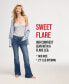 Women's Sweet Mid-Rise Flare-Leg Jeans