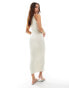 Vero Moda Aware fine knit tank dress in cream