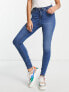 Noisy May Callie high waisted skinny jeans in light blue