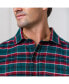 Men's Organic Flannel Shirt with Suede Detail