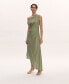 Women's Asymmetrical Pleated Dress