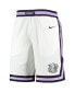 Men's White Kansas State Wildcats Replica Basketball Shorts