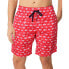 2xist Men's Catalina Red Woven Printed Swim Trunks Sz. L 147379