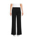 Women's Cupro Knit Mid Rise Wide Leg Pants