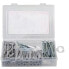 fischer MEISTER-BOX UX - Screw & wall plug kit - Concrete - Grey - 75 pc(s) - Box