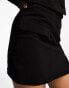 4th & Reckless tailored notch detail mini skirt co-ord in black