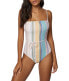 O'NEILL 293044 Womens Swim Baja Stripe Marbella Active, Multi Colored, Size XS