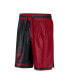 Men's Red, Black Miami Heat Courtside Versus Force Split DNA Performance Shorts