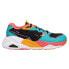 Puma Trc Mira Lava Lace Up Womens Black, Blue, Orange, Yellow Sneakers Casual S