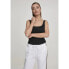 URBAN CLASSICS Crop Top Wide sleeveless T-shirt