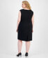 Plus Size Sleeveless Sheath Dress