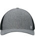 Men's Gray Mini Icon Logo Trucker Flex Fit Hat