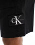 Calvin Klein Jeans linen shorts in black