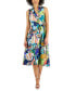 Women's Printed Midi Shirtdress