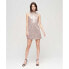 SUPERDRY Sequin A Line Sleeveless Short Dress