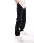 Only & Sons slim tapered fit trousers in black