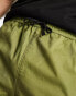 Another Influence oversized chino shorts in khaki