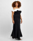 Trendy Plus Size Ruffled Off-The-Shoulder Gown