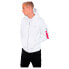 ALPHA INDUSTRIES Back Print full zip sweatshirt