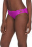 Body Glove Women's 168648 Smoothies Ruby Solid Bikini Bottom Swimsuit Size L