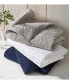 Micro Cotton Sculpted Tonal Tile Bath Towel, 30" x 56", Created for Macy's