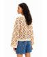 Women's Multicolour crochet pullover