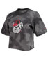 Women's Gray, Black Georgia Bulldogs Park Camo Boxy T-shirt