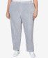 Plus Size Drama Queen Casual Average Length Velour Pants