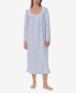 Women's Cotton Floral Lace-Trim Nightgown