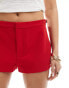 Pull&Bear side buckle short in red