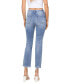 Women's High Rise Cropped Slim Straight Jeans