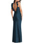 Social Ruffle Trimmed Open-Back Maxi Slip Dress Women's