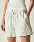 Floral cotton shorts