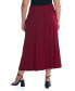 Plus Size Foldover Maxi Skirt With Pockets