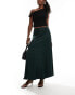 Nobody's Child Milo satin maxi skirt in green